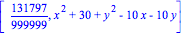 [131797/999999, x^2+30+y^2-10*x-10*y]